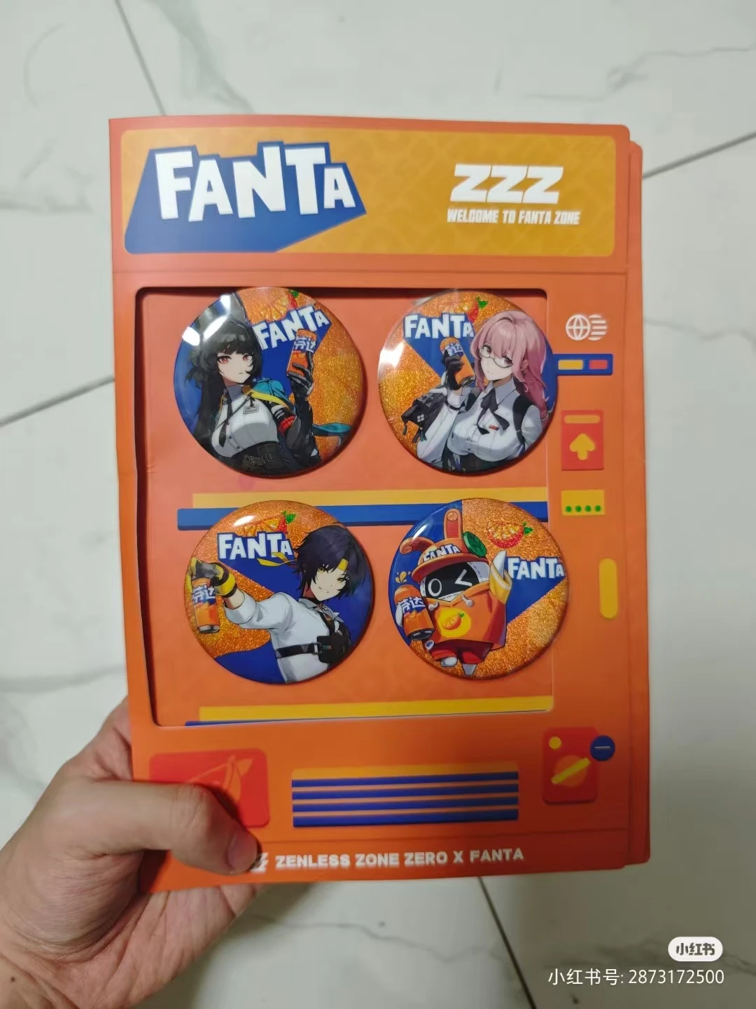 Official Game Zenless Zone Zero X Fanta Cosplay The Bangboo