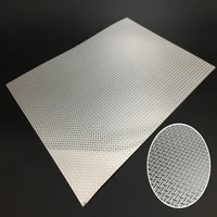 For Tamiya RC Truck Mirror Stainless Steel Anti-skid Plate Decorative Board for Tamiya 1/14 RC Trailer Tractor MAN ACTORS Parts 1