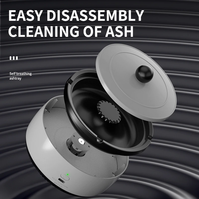 Xiaomi Rechargeable Ashtray Air Purifier Home Living Room Office Car Smoking Tank Removes Secondhand Smoke and Removes Smog Odor 3