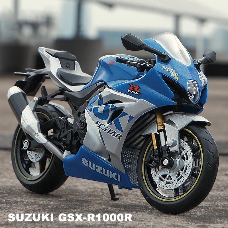 1/12 Suzuki GSXR1000R L7 Alloy Die Cast Motorcycle Model Toy Car
