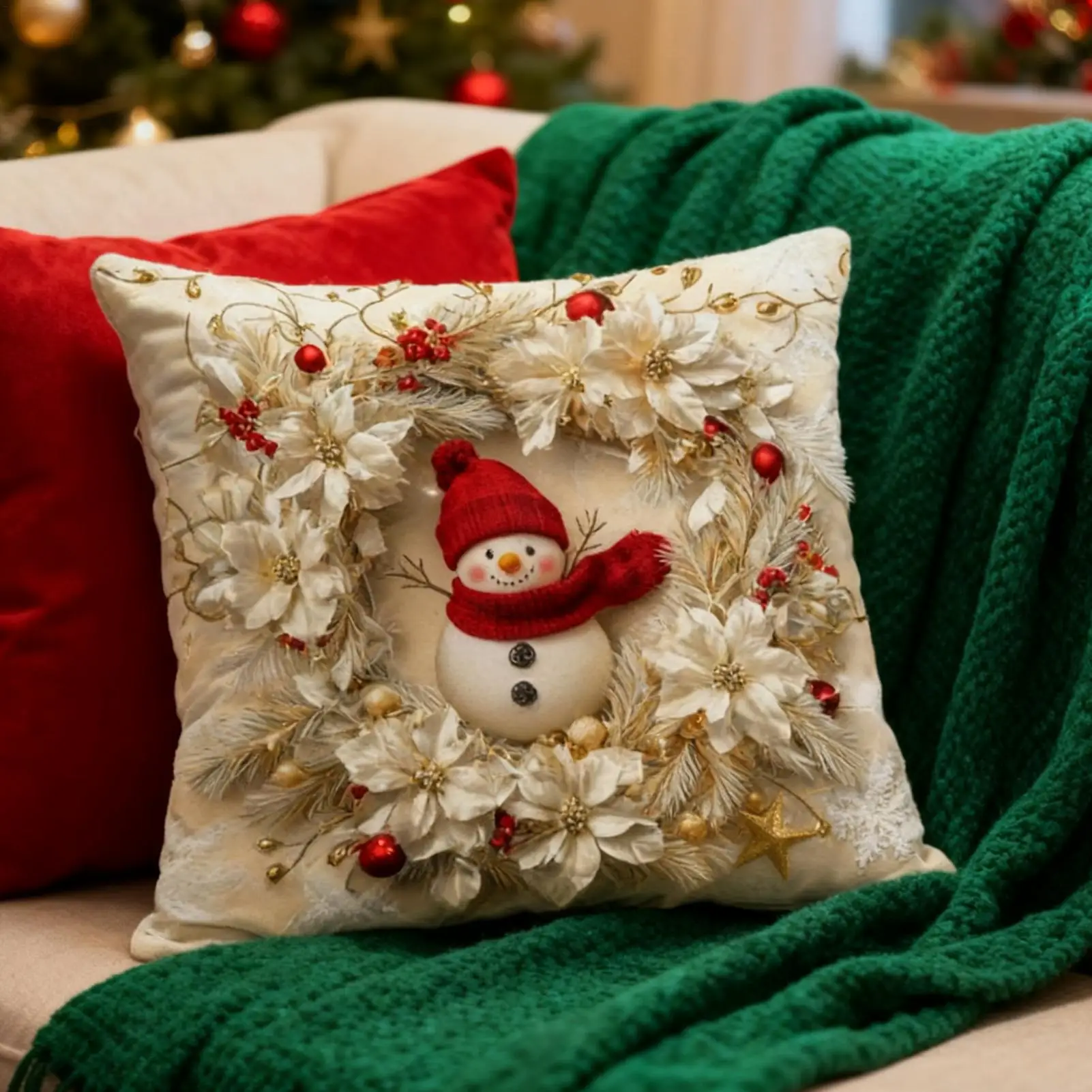 Pillow Covers For Couch Modern Decor 18x18Inch 4 Pieces Decorative Pillow Covers For Sofa For Home House Living Room Couch Sofa