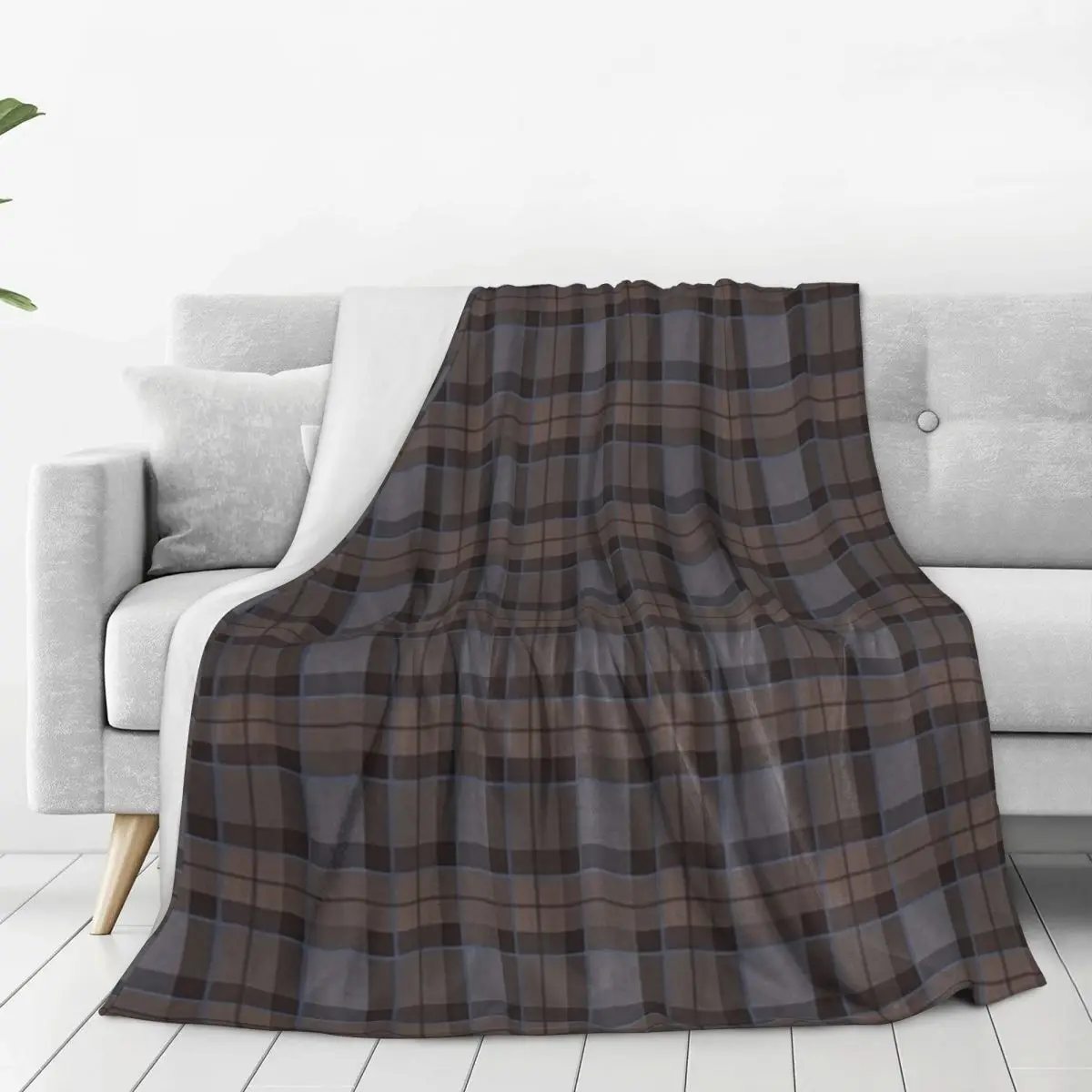 Outlander Tartan - Fraser Tartan Blanket Flannel Super Soft Sofa Throw Blankets For Couch Bedding Office Throws Bedspread Quilt 6