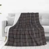 Outlander Tartan - Fraser Tartan Blanket Flannel Super Soft Sofa Throw Blankets For Couch Bedding Office Throws Bedspread Quilt 6