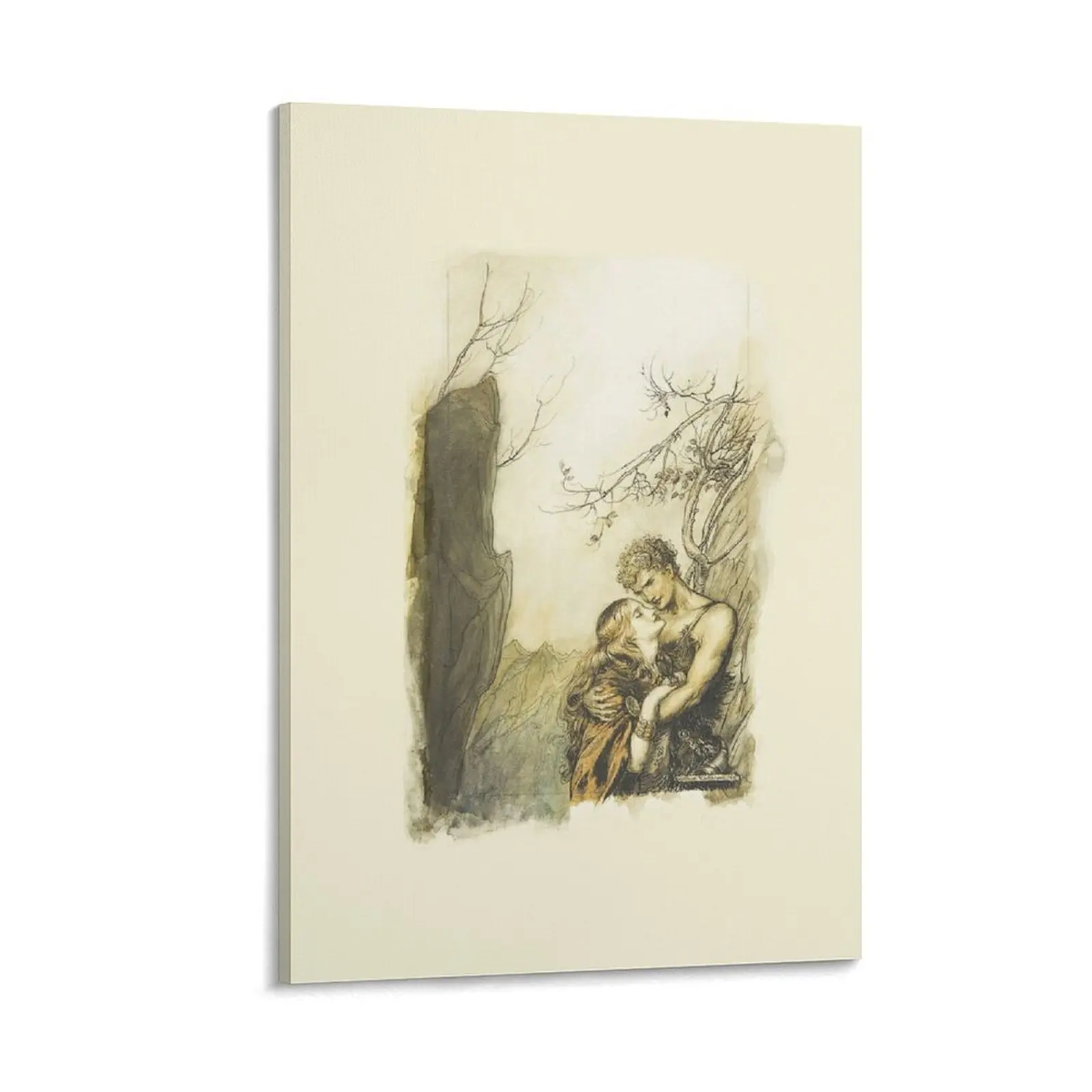 

Arthur Rackham- Lovers Canvas Painting bedrooms decorations home decoration luxury