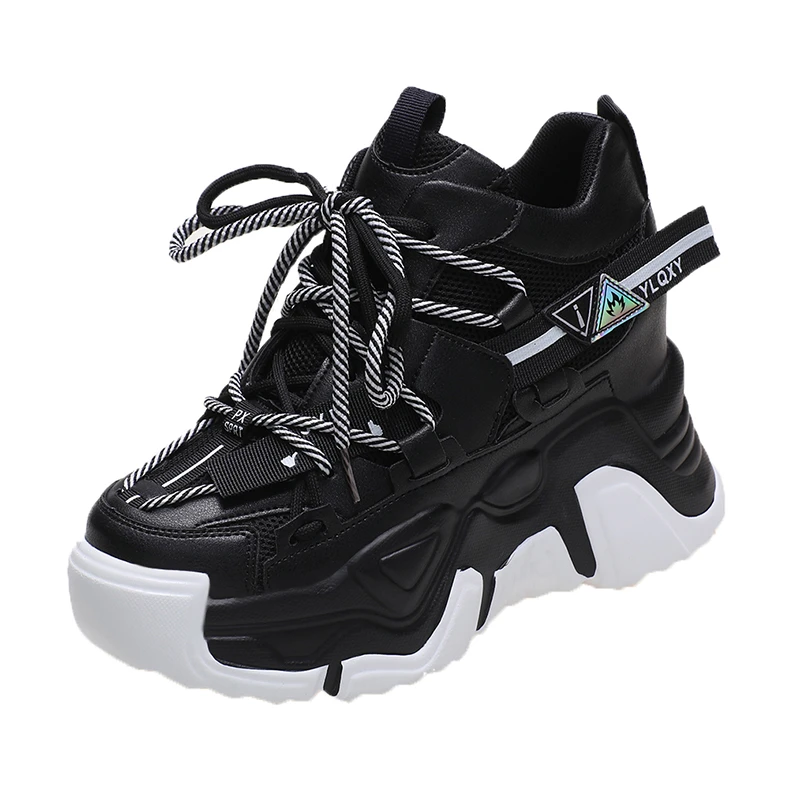 New 2025 Autumn Women Chunky Sneakers Breathable Mesh Casual Shoes