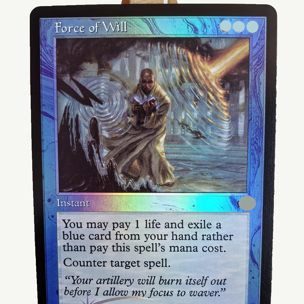 Print Poxy Foil Cards for Fun Urza s Saga Edgar Markov The Ozolith Force of Despair Force of Will Soul Spike Shuko Cabal playing cards,board games,game cards,collectible cards