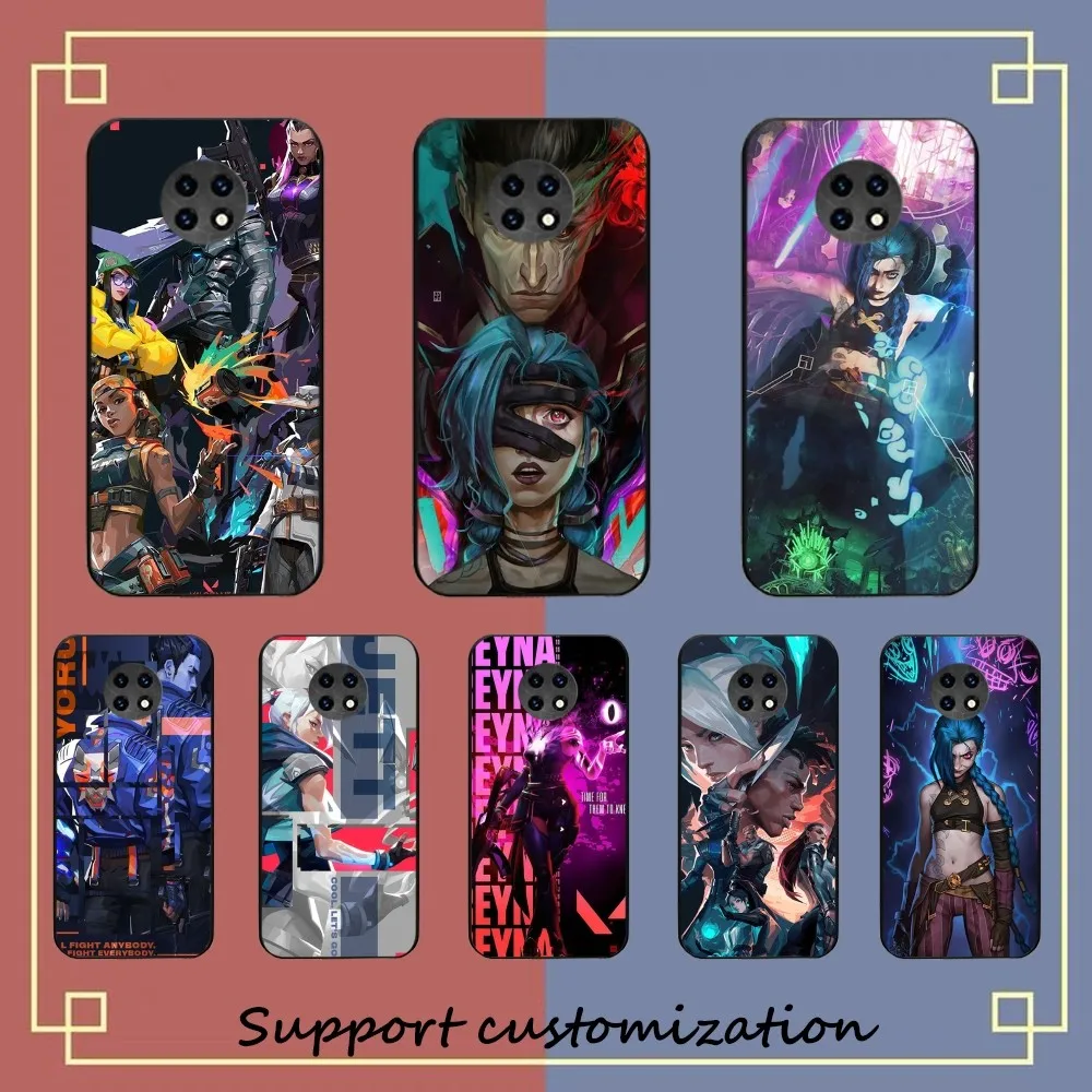 Gioco V-Valorant Custodia Per Telefono Per Redmi Note 4X5 A 6 7 8 T 9 9S 10 11 11S 11Epro Poco M3 Pro