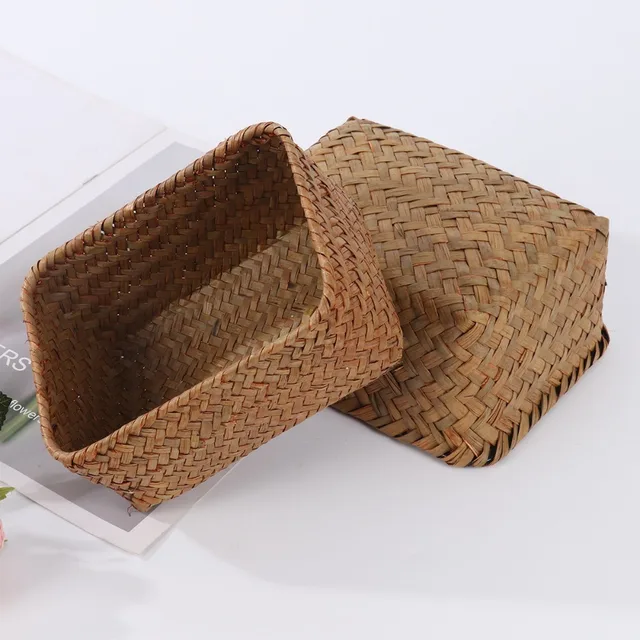 Woven Seagrass Storage Basket 2