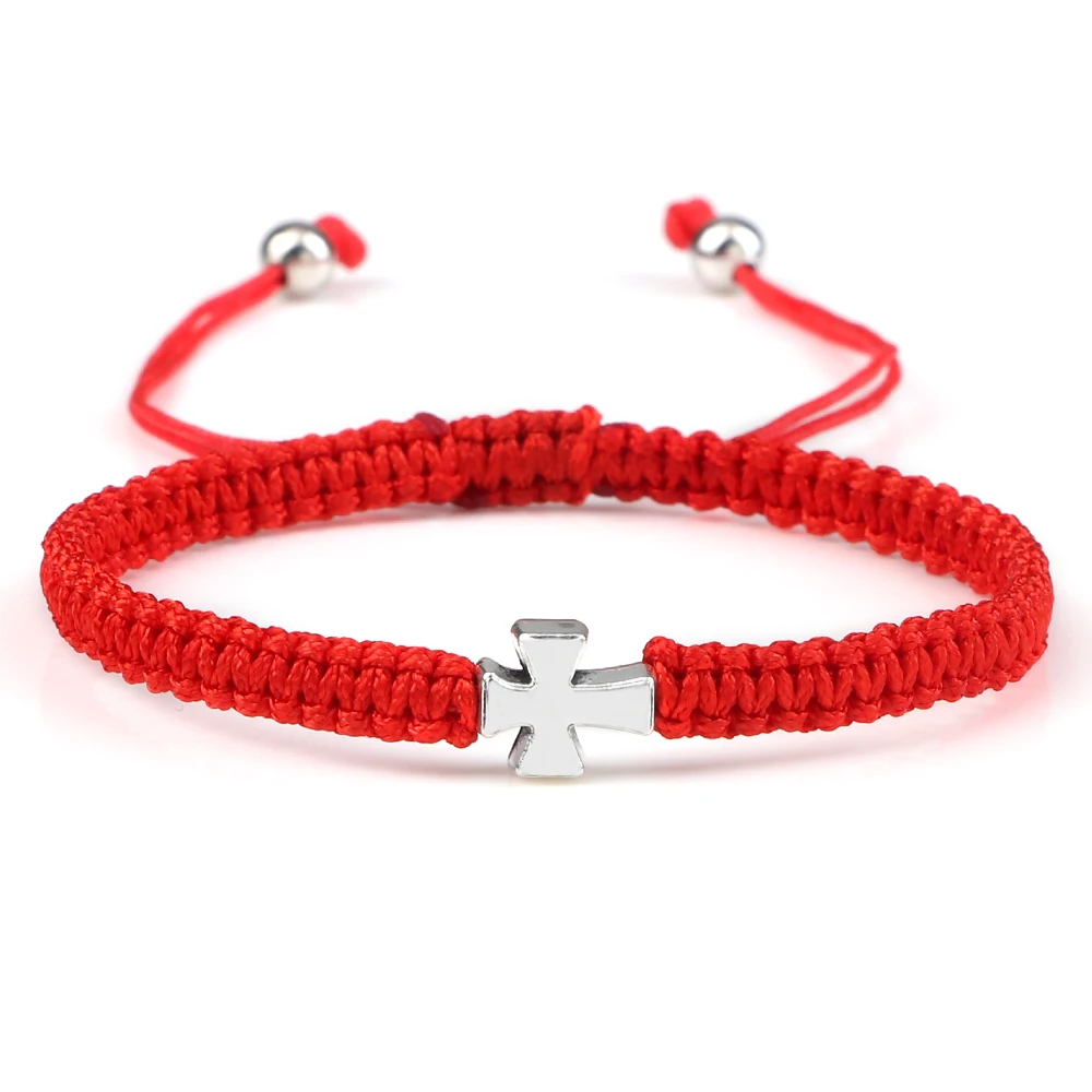 Bracciale Con Croce - Acciaio Inossidabile