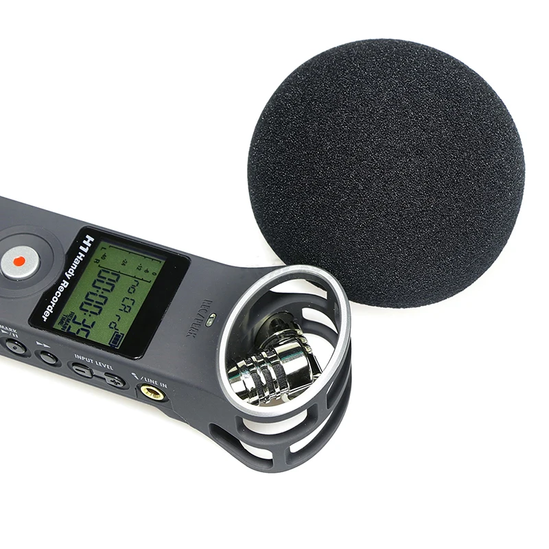 Microphone Cover Furry Windscreen Muff Cover Foam Microphone Windproof Cover For Zoom H1 H1N