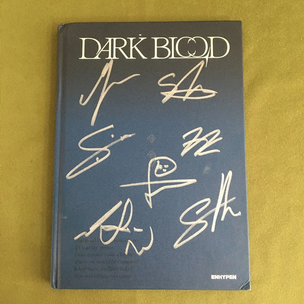 EN----HYPEN signierte signierte Dark Blood Album CD Geschenke K 