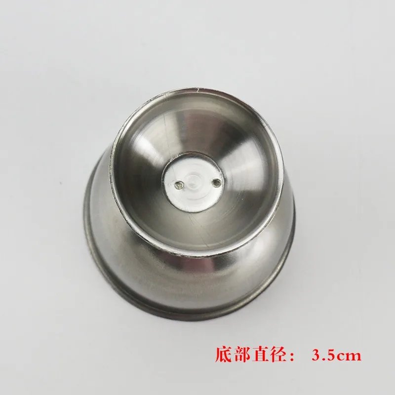 Stainless Steel Egg Topper Shell Opener Cutter Cracker Metal Cups Stand Holders for Soft Hard Boiled Eggs Kitchen Tools
