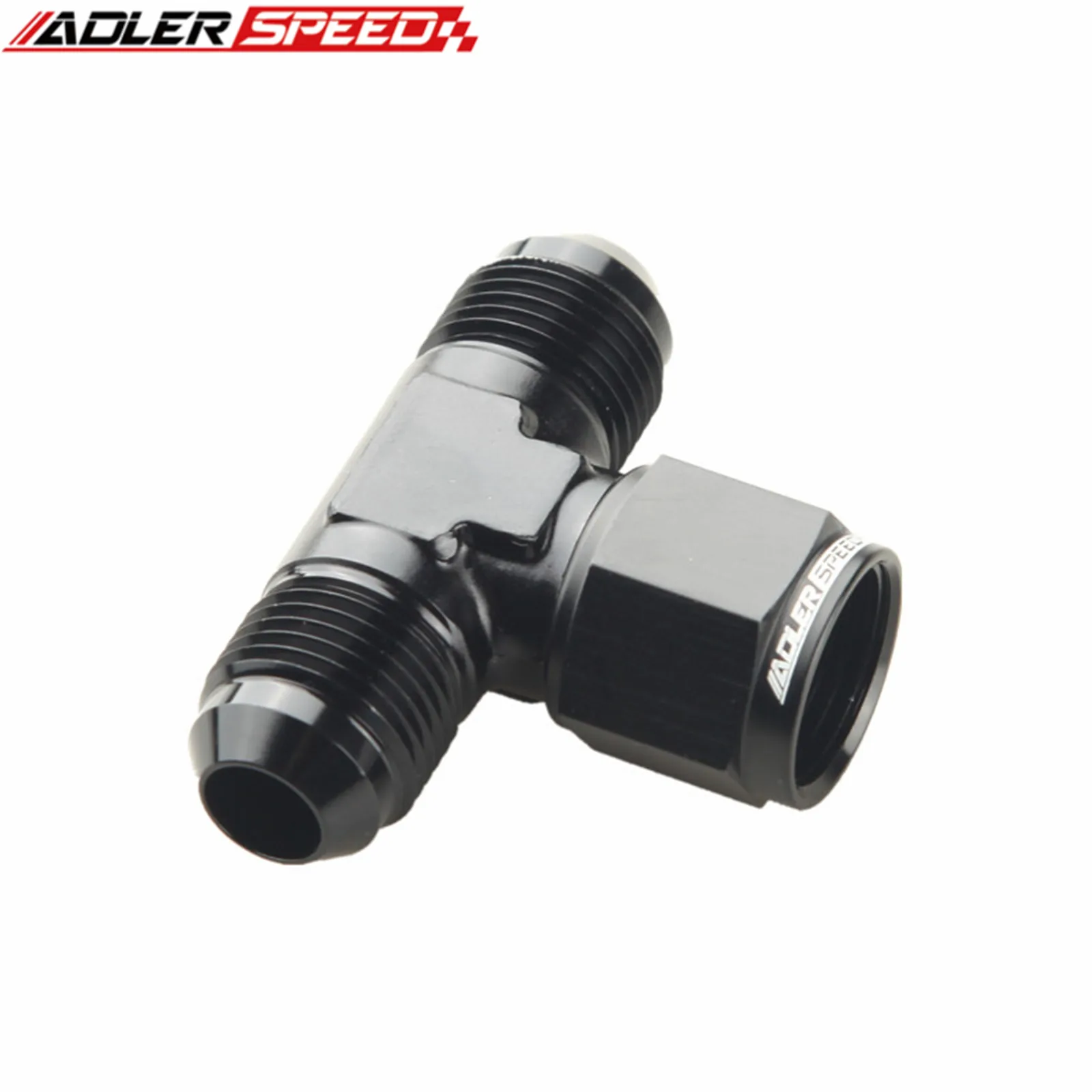 AN4 AN6 AN8 AN10 AN12 Male To AN Female Tee T-piece Fitting Adapter Aluminum Swivel Hose End Fitting Pipe Straight Adapter Fitting