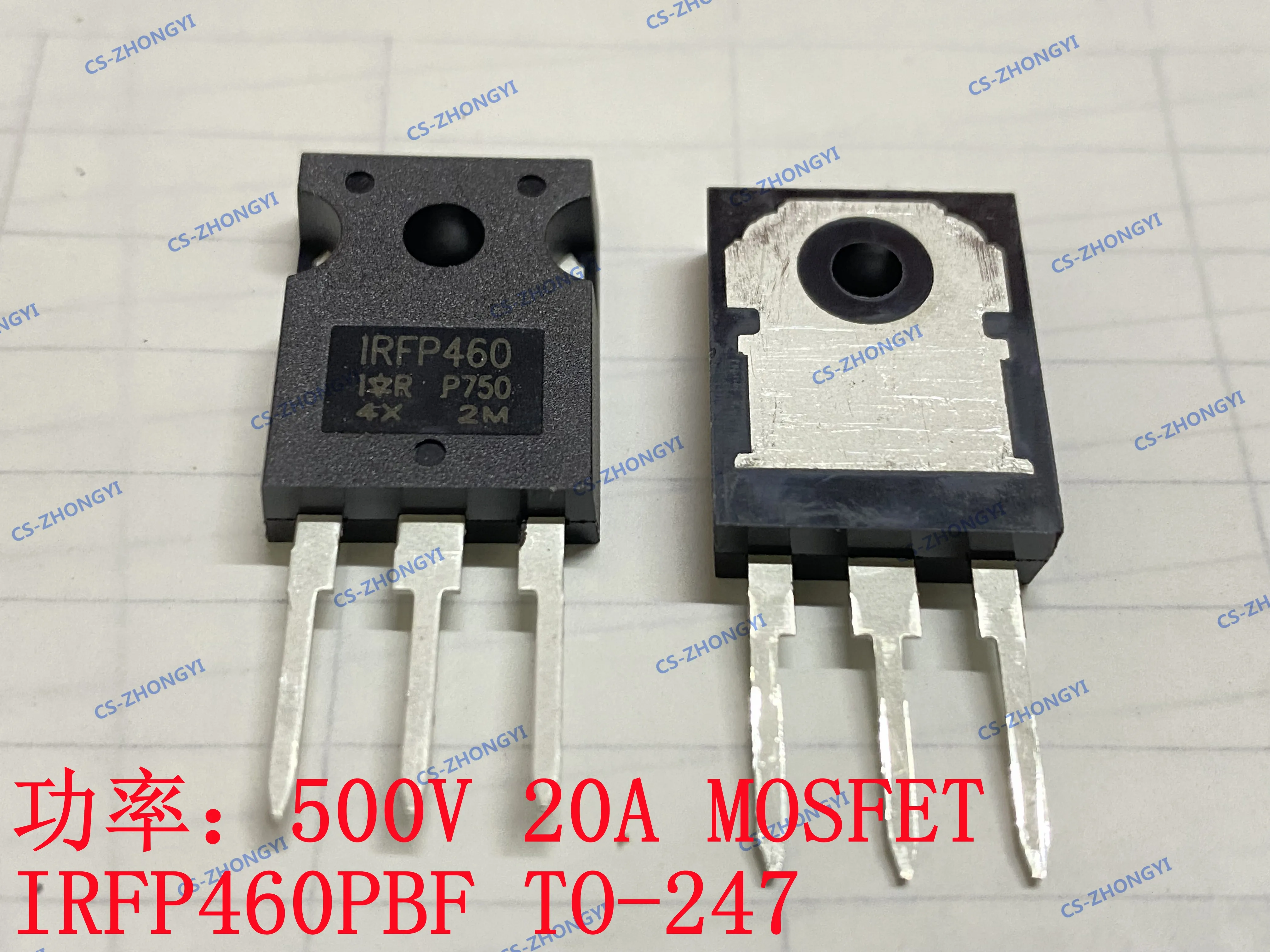 5pcs irfp460pbf to 247 mosfet 500v 20a transistor fet 5PCS IRFP460PBF TO-247 MOSFET 500V 20A Transistor FET