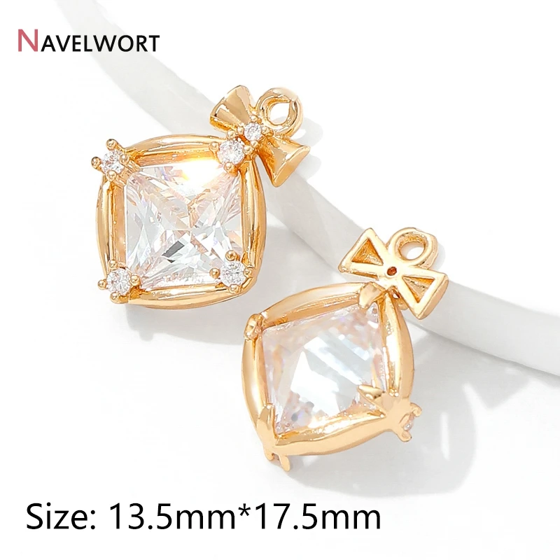 18 Connettori Per Ciondoli In Vetro Placcati Oro – Forme Miste 19,5x13,5 Mm – Per Creazione Gioielli Fai Da Te - 4