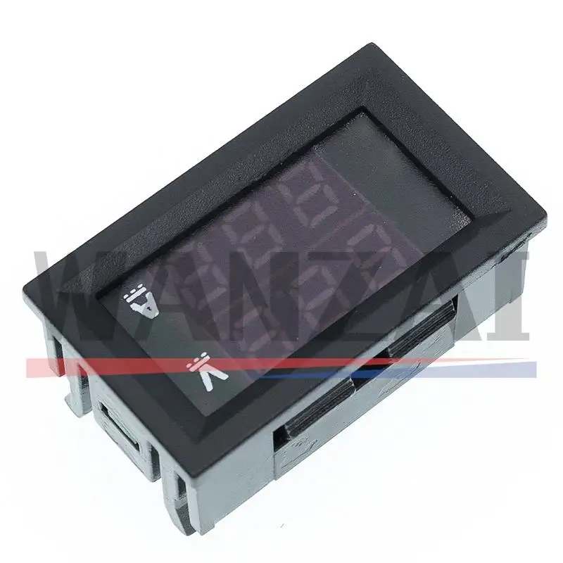 Digital Voltmeter Ammeter DC 0-100V 10A Digital Voltmeter Ammeter Dual Display Voltage Detector Current Meter Panel Amp Volt Gauge 0.28" Red Blue LED