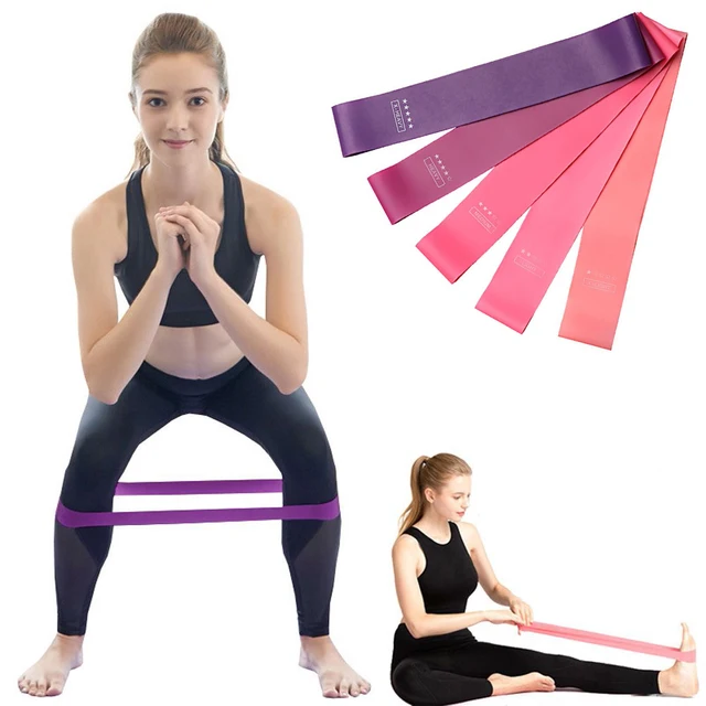 5Pcs/Set High Elastic Crossfit Resistance Bands Yoga Latex Rings Fitness Squat O-Ring Bodybuilding Workout Loops Gym Equipment 5