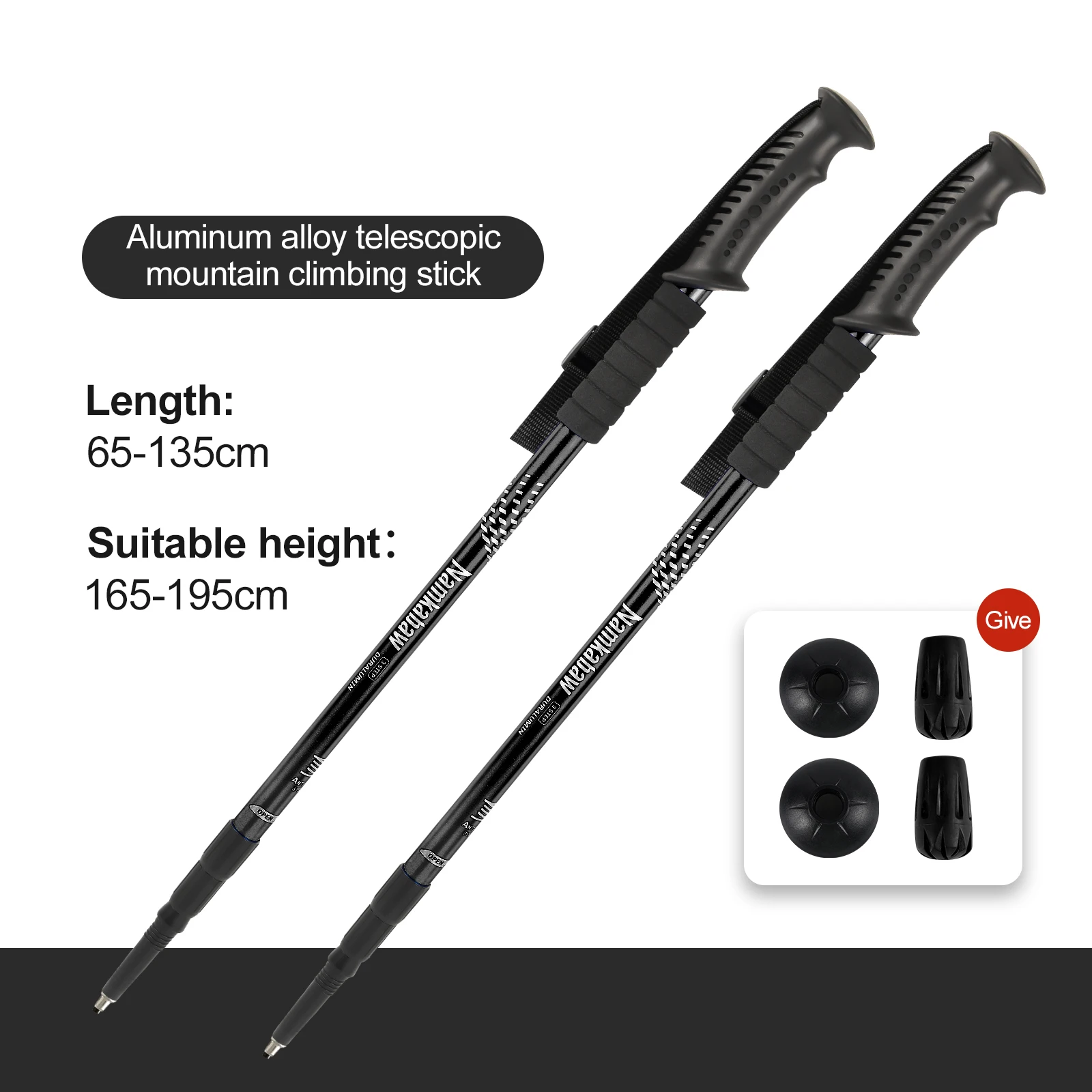 NONECN ultralight trekking poles image 8