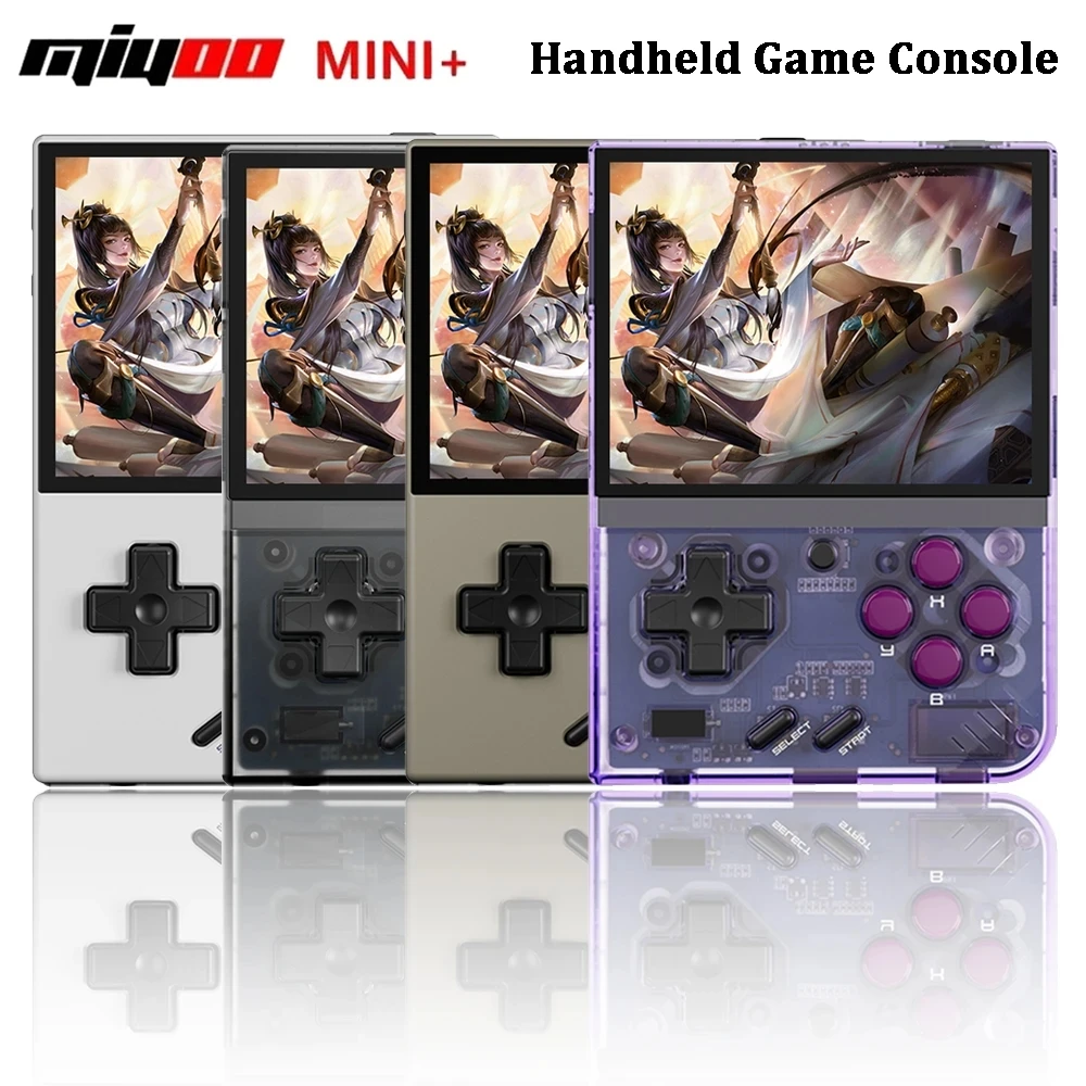 

Портативная игровая консоль Miyoo Mini Plus в стиле ретро, 3,5 дюйма, IPS экран, портативный Перезаряжаемый эмулятор видеоигр с открытым исходным кодом
