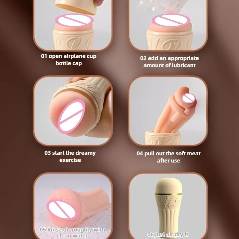 Masturbationskopp för män sugfunktion realistisk_voghion.com