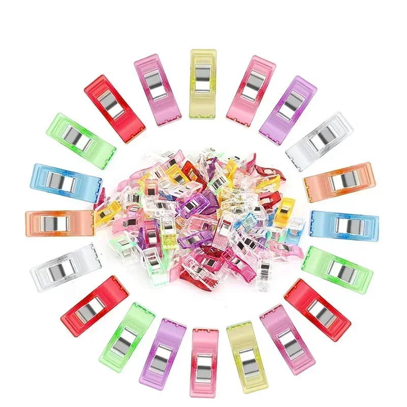Multipurpose Sewing Clips Colorful Clips Plastic Craft Crocheting Knitting Safety Assorted Color Binding Paper sewing clips,plastic clips