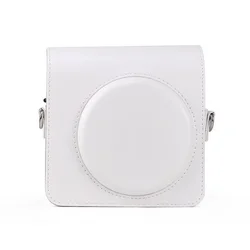 Deluxe PU Leather Camera Bag for Instant Square Cameras (White)