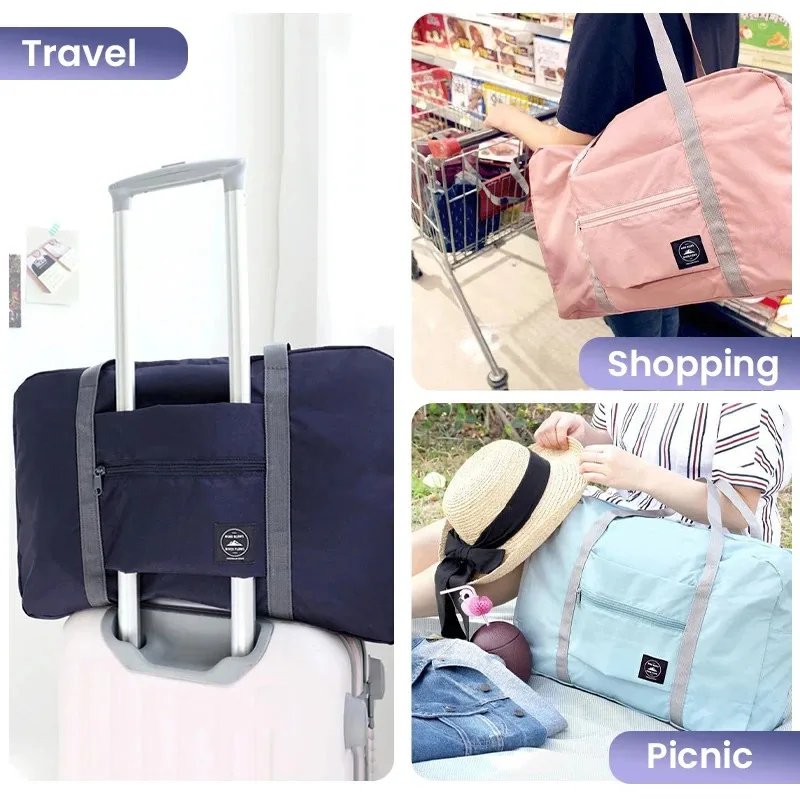 Large capacity fashionable travel bag, suitable for weekend leisure bags, handbags, and travel carry on bags