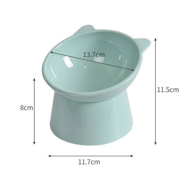 New Pet Cat Dog Bowl High Foot Dog Bowl 45° Neck Protector Cat Pet Food Water Bowl Anti-Overturning Binaural Pet Feeding Bowl New Pet Cat Dog Bowl High Foot Dog Bowl 45° Neck Protector Cat Pet Food Water Bowl Anti-Overturning Binaural Pet Feeding Bowl