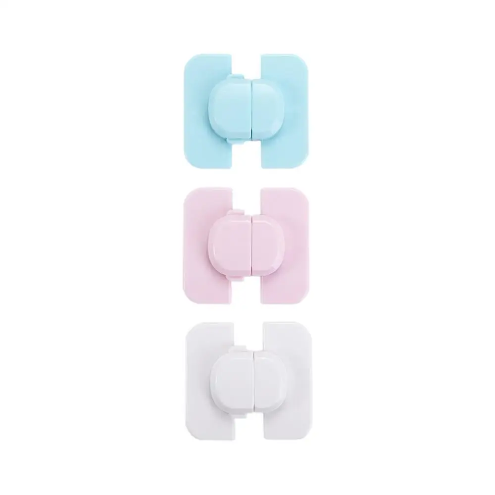 Fridge Freezer Door Home Refrigerator Cabinet Closet Kids Safety Lock Fridge Freezer Lock Anti-Clip Hand Protection Baby