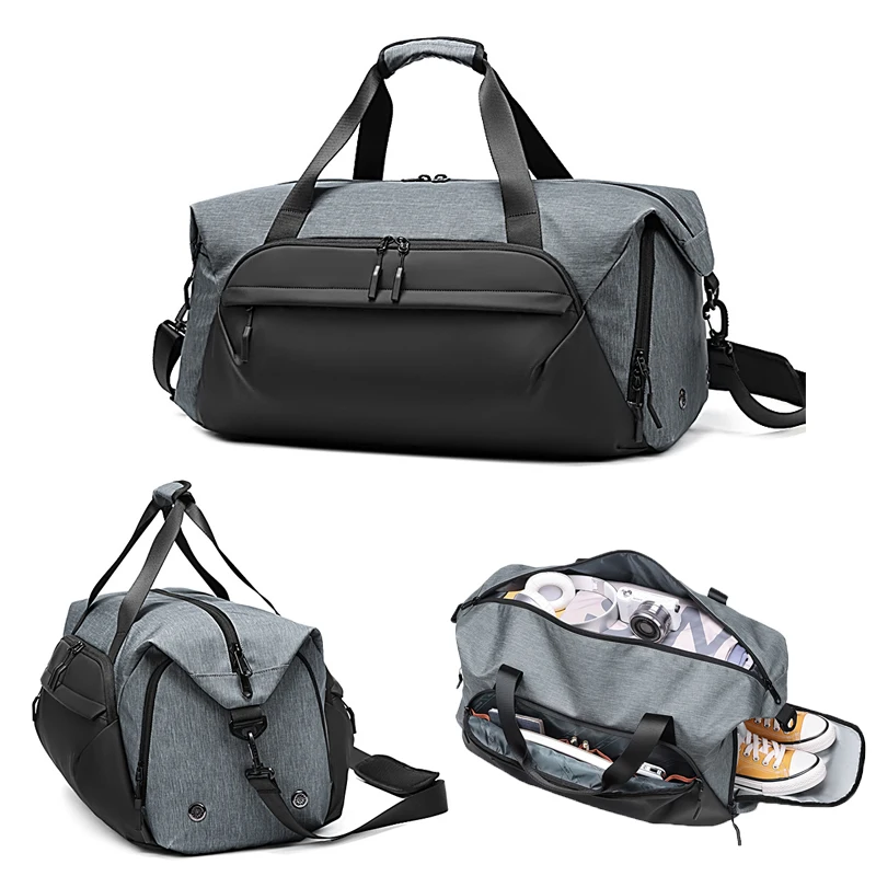 

Women Men Swimming Yoga Bag Carry On Luggage Bag Men Tote Large Capacity Weekender Gym Sport Travel Duffel Bag with shoe pocket