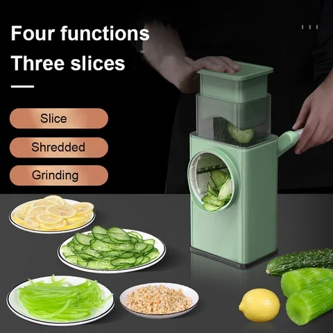 

Multifunctional Vegetable Cutter Artifact Grater Scraping and Slicing Potato Radish Coarse Slicer Household Kitchen Tool