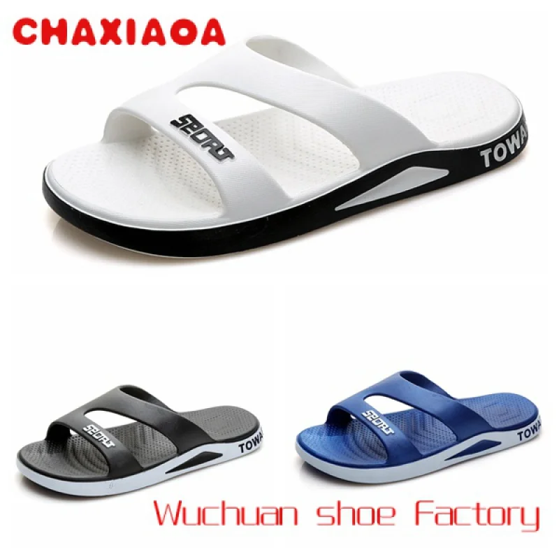 

New Summer Men Slippers Outdoor 2022 Fashion Non-slip Sports Foam Runner Slides Slippers