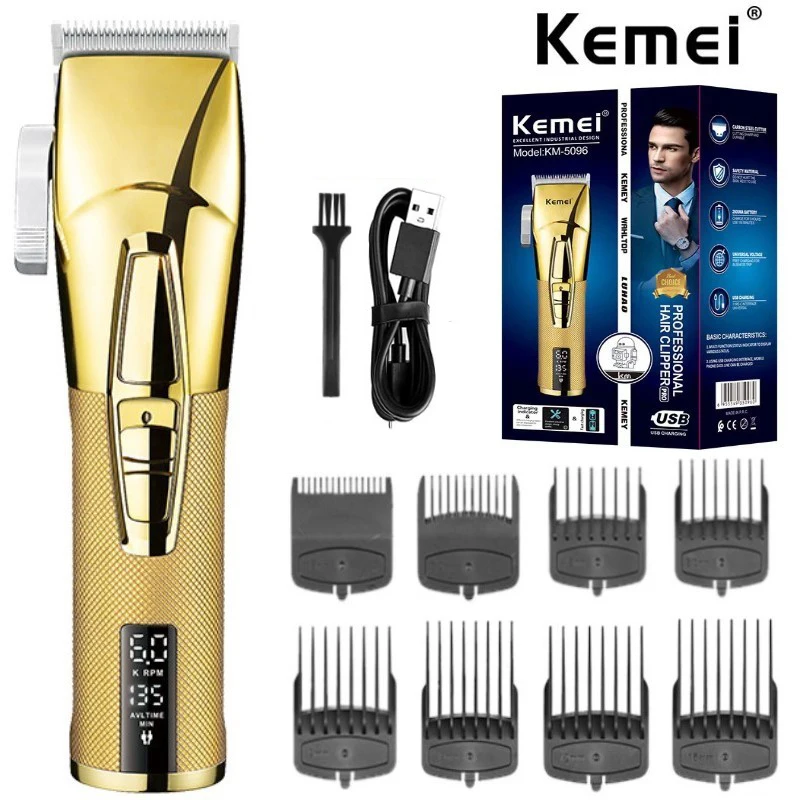 KM 5096 7000RPM Electric Hair Clippers Extremely Fine Hair Cutting Machine  Barbers Precision Cordless Fade hair trimmer| | - AliExpress