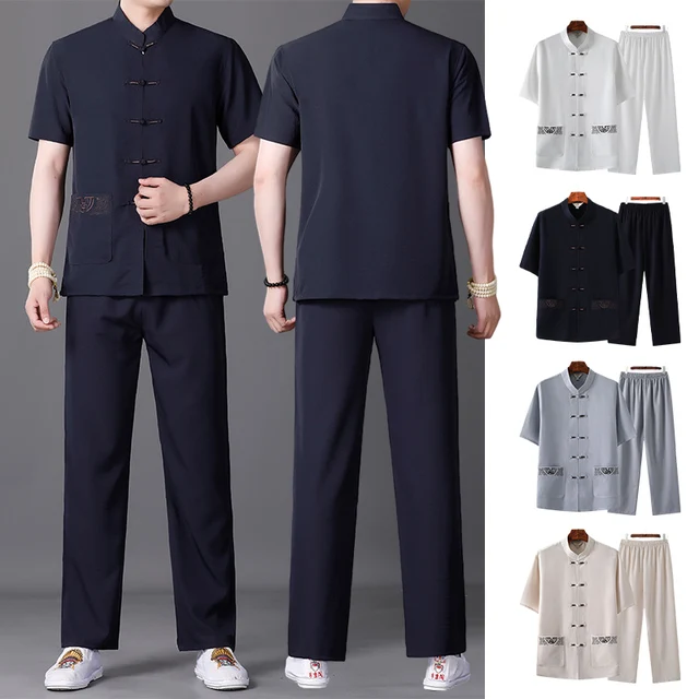 Abito Tang Abbigliamento Zen Uomo Stile Cinese Amante Hanfu Abito