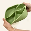 1PCSilicone Food Storage Box Portable Lunch Box For Food Dinnerware Food Container Feeding Bowl Lunchbox Children's Tableware 4