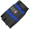 Men Outdoor Half Finger Sport PU Leather Mesh Gym Fitness Glove Men's Bird Pattern Non Slip Bicycle Cycling Mitten G41 2