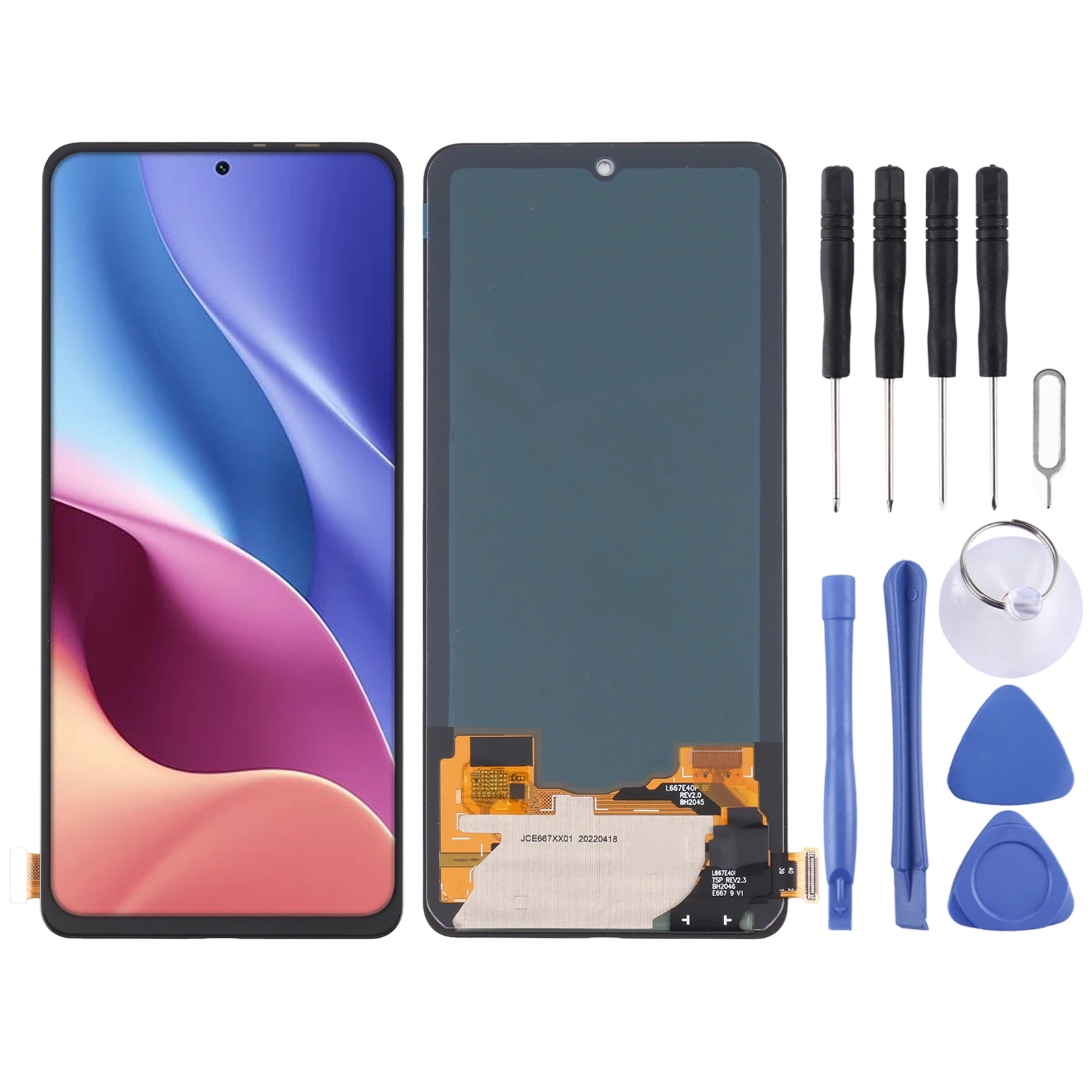 

OLED Material LCD Screen and Digitizer Full Assembly For Xiaomi Redmi K40/Pro/Pro+/11i/11X/11X Pro/Poco F3/Black Shark 4/4 Pro