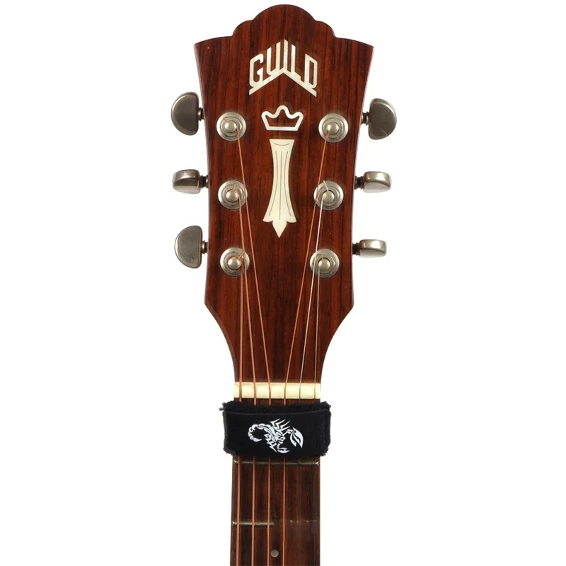 Gitarre Bund Saiten Stumm Noise Dämpfer Gitarre Strahl Band Griffbrett Stummschaltung Dämpfer String Wraps Für Akustische Gitarre Bass Ukule – Detail 7