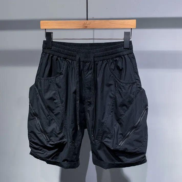 Men Fashion Caogo Shorts Big Pockets Jogger Short Hip Hop Streetwear Harajuku Trousers Plus Size Streetwear Hip Hop Sweatpants 3