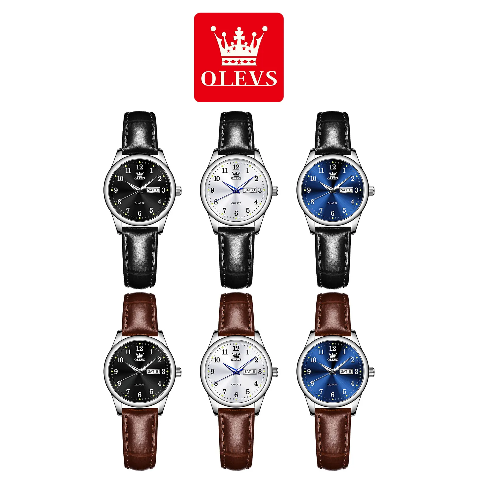 Women Watches OLEVS Quartz Watch for Women Stainless Steel Waterproof Fashion Trend Simple Ladies Watch