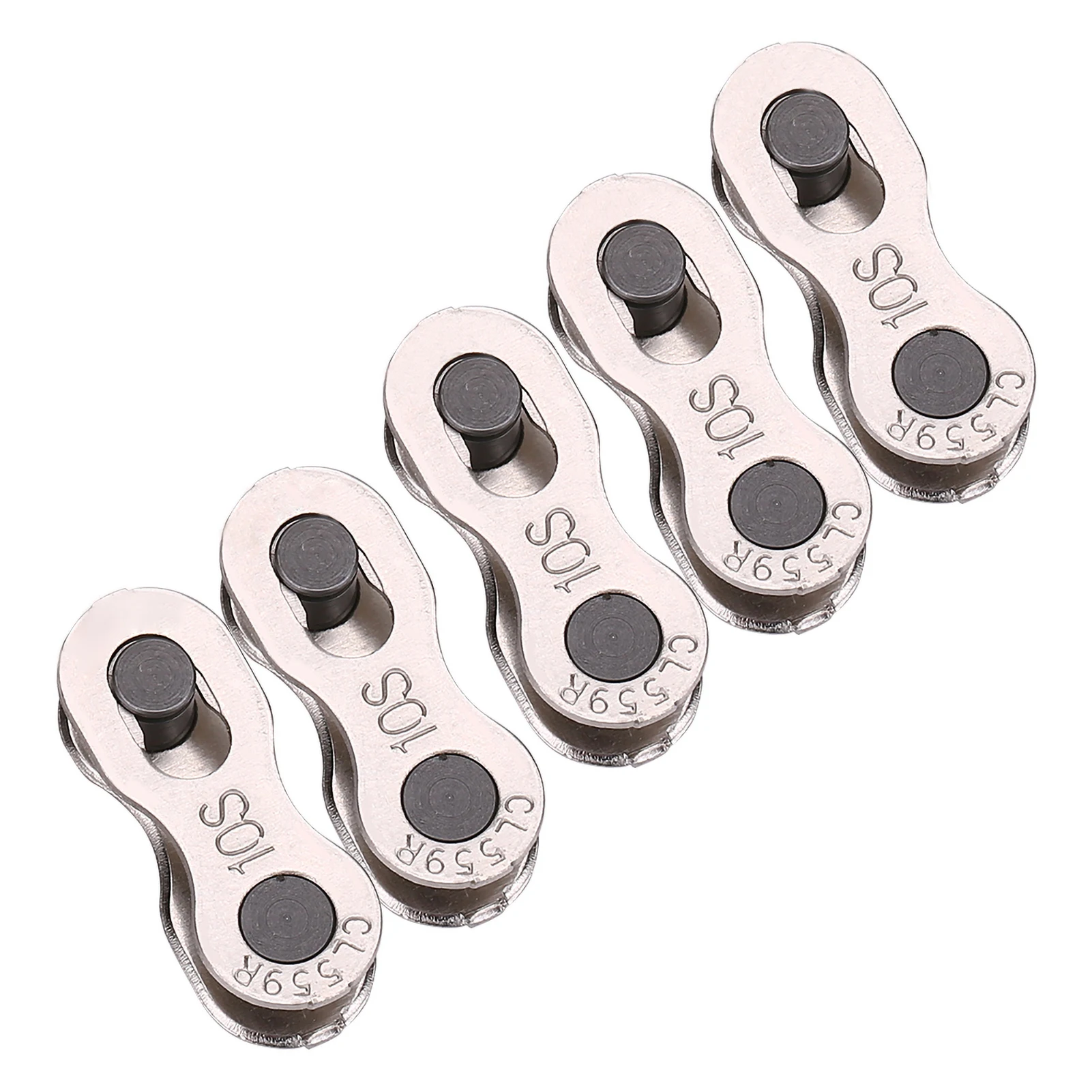 5 Pairs Bicycle Chain Link Connector Joints Magic Buttons Cycling Speed Quick Master Links for Mountain Bike 10/9/8/7/6 Speed
