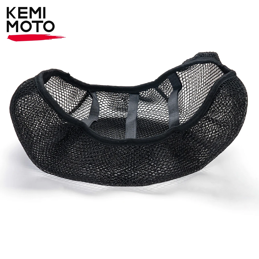 미끄럼 방지 쿠션 메쉬 시트 보호 커버, 블랙 패브릭 새들, 오토바이 액세서리, BMW G310GS G310R, 3D 310 G310 GS R