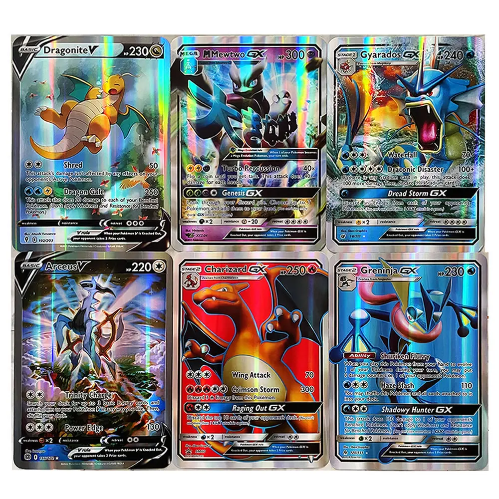 30pcs Big Pokemon Cards 21*15cm Vstar Oversized V Vmax Gx Ex Tag Team  Arceus Lillie Pikachu Charizard Super Rare Rainbow Card - Game Collection  Cards - AliExpress