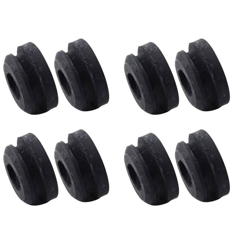 

8PCS Radiator Assembly Upper Insulator Mounts Bushing Rubber Black Fit For Honda Accord Civic 74173-SJ4-000