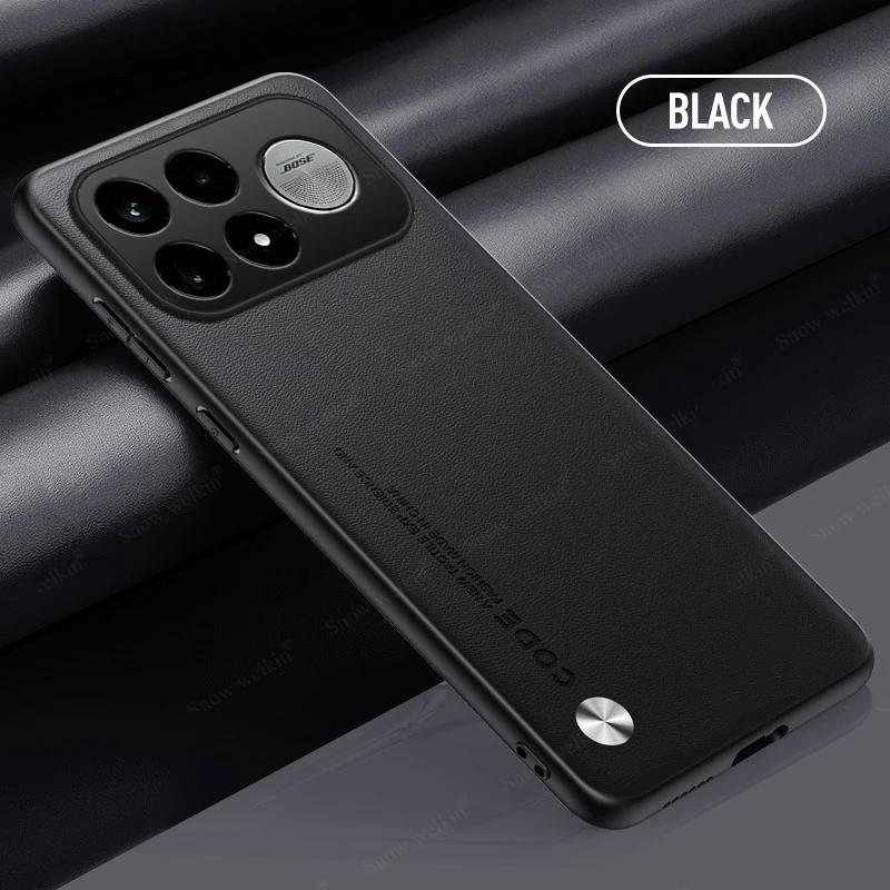 Luxury PU Leather Shockproof Silicone Phone Case Cover