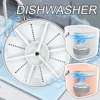 Household Sink Turbo Dishwasher Portable Ultrasonic Dish Washer USB Rechargeable Vegetable Washing Machine Household Device 2