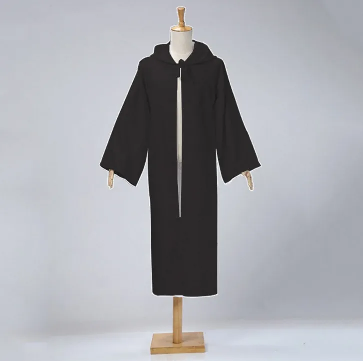 Eexuujkl Vêtements Réalistes De Moine Et Prêtre Renaissance Cape Robe Pour Halloween Costume Cosplay Médiéval Polyester Polyvalent, Café, L