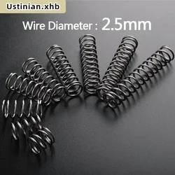 Premium Set of 5 Durable Spring Steel Compression Springs, Various Diameters and Lengths - 20mm (5Pcs)