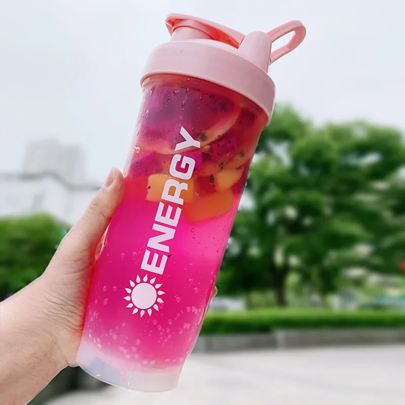 500/700ml Sports Water Bottle Shaker 2