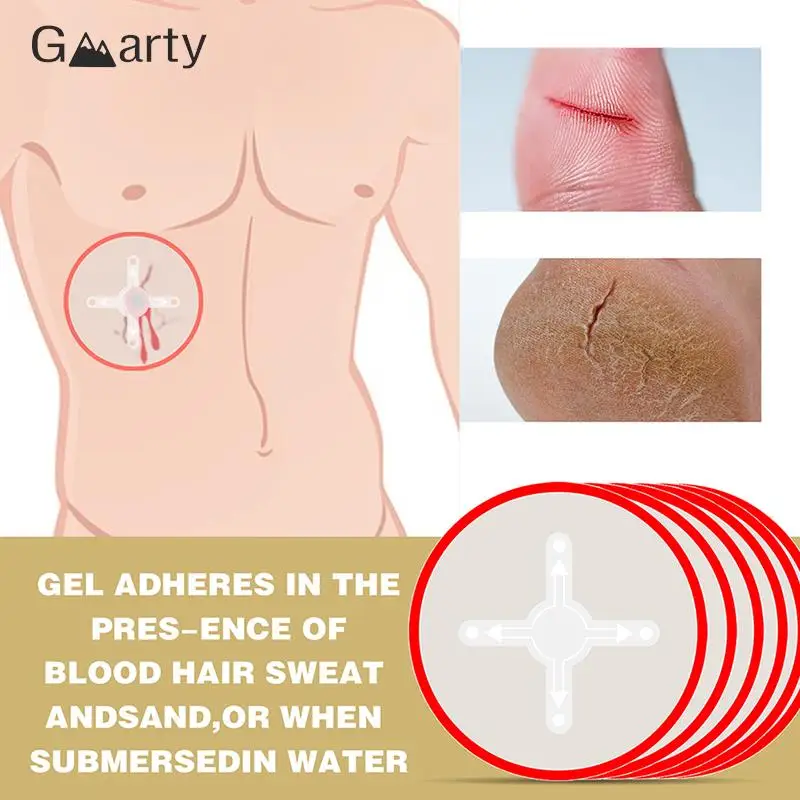 

6pcs/set Chest Seal Medical Prevent Puncture Wounds Dressing Pneumothorax Emergency First Aid Trauma